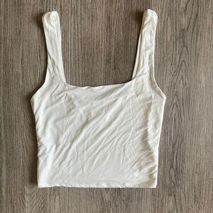 Women’s white tank top